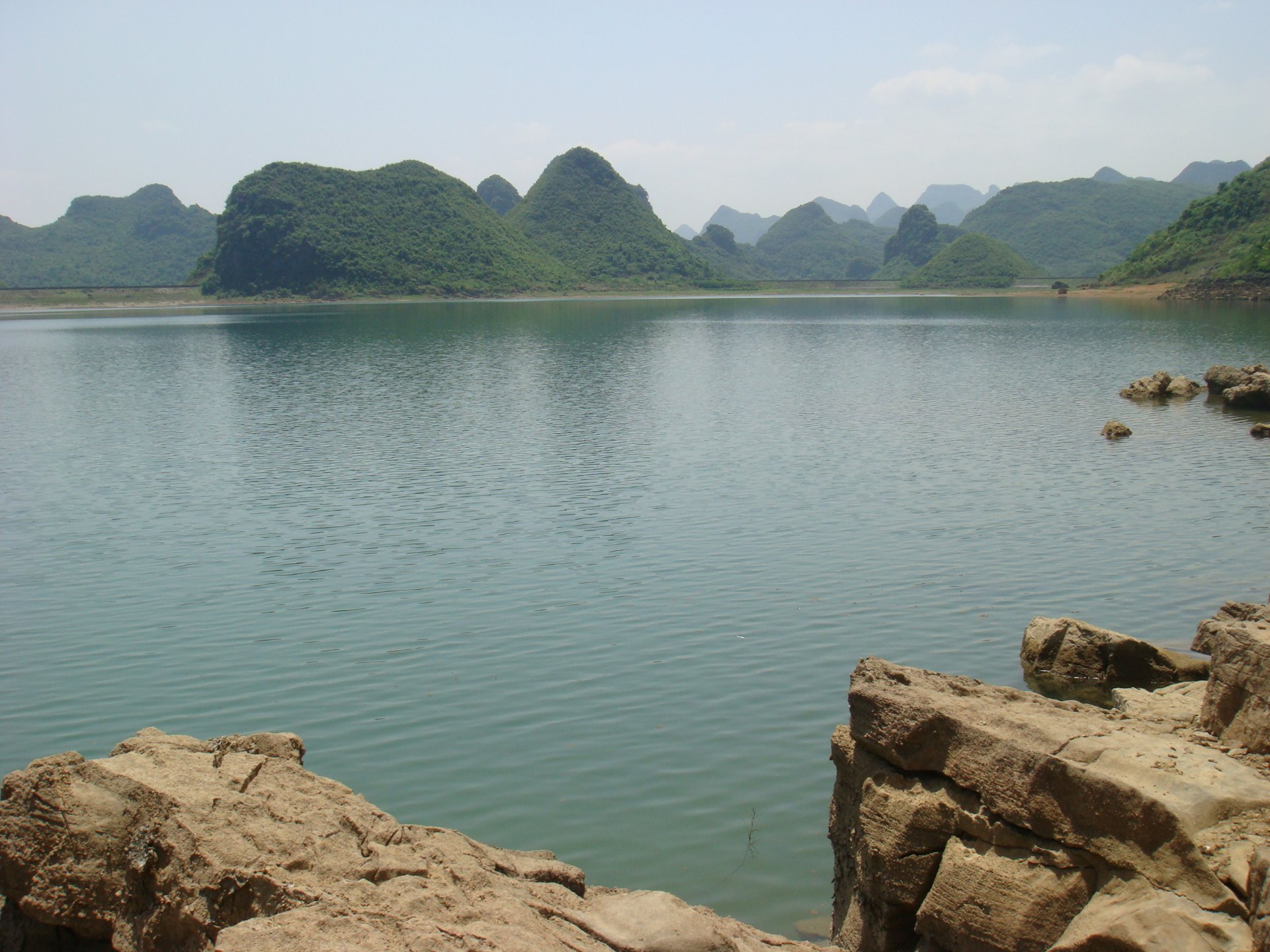 华山水库山水
